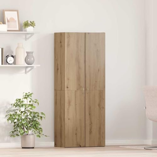 WSJHUHK Highboard Artisan Eiche, 60 x 32 x 153 cm, Holz-Möbel, Schränke & Aufbewahrung, Aktenschränke von WSJHUHK