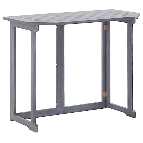 WSJHUHK Home-Outdoor Home-Outdoor Klapptisch Balkontisch 90x50x74cm Akazienholz massiv von WSJHUHK