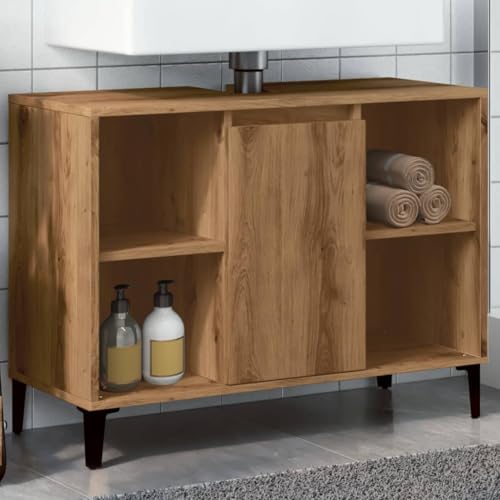 WSJHUHK Home & Storage Möbel Waschkommode Badmöbel Waschtisch Waschtisch Eiche Handarbeit 80 x 33 x 60 cm Technisches Holz WSJHUHK Home & Storage Möbel Waschkommode Badmöbel Waschtisch Waschtisch Eiche Handarbeit 80 x 33 x 60 cm Technisches Holz von WSJHUHK