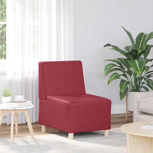 WSJHUHK Modulares Sofa-Set, ohne Armlehnen, 55 x 74 x 82 cm, Kunstleder, Möbel, Sofas, Weinrot WSJHUHK Modulares Sofa-Set, ohne Armlehnen, 55 x 74 x 82 cm, Kunstleder, Möbel, Sofas, Weinrot von WSJHUHK