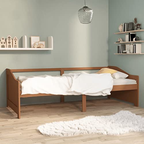 WSJHUHK Möbel, Betten & Accessoires, Betten & Bettrahmen, 3-Sitzer-Tagesbett ohne Matratze, Honigbraun, 90 x 200 cm WSJHUHK Möbel, Betten & Accessoires, Betten & Bettrahmen, 3-Sitzer-Tagesbett ohne Matratze, Honigbraun, 90 x 200 cm von WSJHUHK