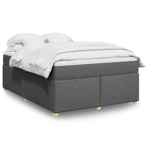 WSJHUHK Möbel, Betten & Accessoires, Betten & Bettrahmen, Boxspringbett mit Matratze, dunkelgrau, 140x200 cm Stoff WSJHUHK Möbel, Betten & Accessoires, Betten & Bettrahmen, Boxspringbett mit Matratze, dunkelgrau, 140x200 cm Stoff von WSJHUHK