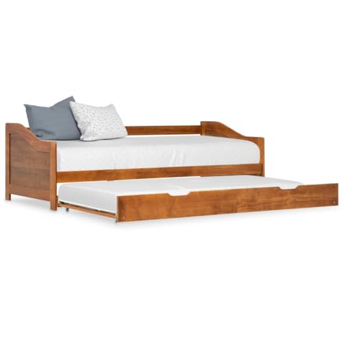 WSJHUHK Möbel, Betten & Accessoires, Betten & Bettrahmen, ausziehbares Schlafsofa ohne Matratze, Honigbraun, 90 x 200 cm von WSJHUHK