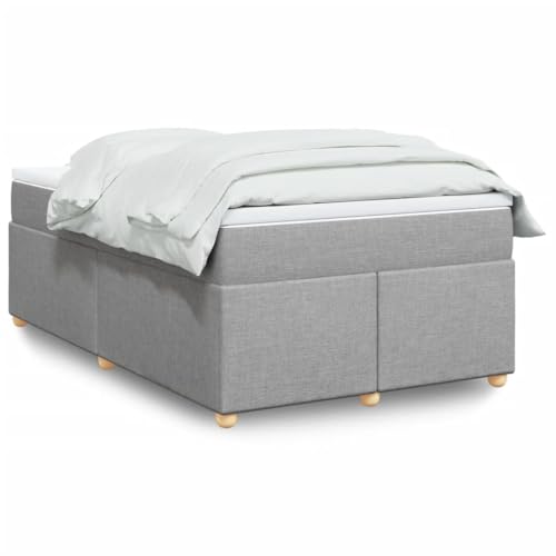 WSJHUHK Möbel, Betten & Zubehör, Betten & Bettrahmen, Boxspringbett mit Matratze, hellgrau, 120x200 cm Stoff WSJHUHK Möbel, Betten & Zubehör, Betten & Bettrahmen, Boxspringbett mit Matratze, hellgrau, 120x200 cm Stoff von WSJHUHK