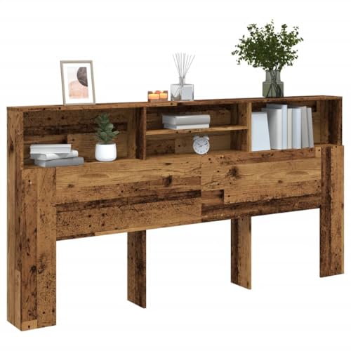 WSJHUHK Möbel, Betten & Zubehör, Kopfteile & Fußteile, Kopfteil Schrank Altes Holz, 200 x 19 x 103,5 cm, Holzwerkstoff WSJHUHK Möbel, Betten & Zubehör, Kopfteile & Fußteile, Kopfteil Schrank Altes Holz, 200 x 19 x 103,5 cm, Holzwerkstoff von WSJHUHK