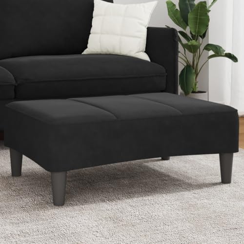 WSJHUHK Möbel, Fußstützen, Fußhocker, schwarz, 77 x 55 x 31 cm, Samt WSJHUHK Möbel, Fußstützen, Fußhocker, schwarz, 77 x 55 x 31 cm, Samt von WSJHUHK