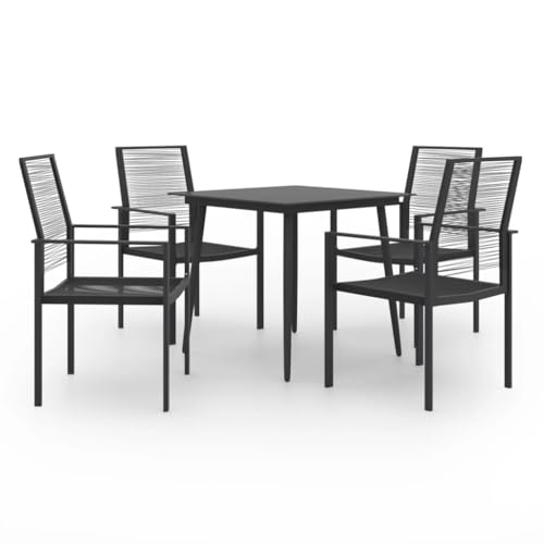 WSJHUHK Möbel, Outdoor-Möbel, Gartenmöbel-Sets, 5-teiliges Garten-Esszimmer-Set von WSJHUHK