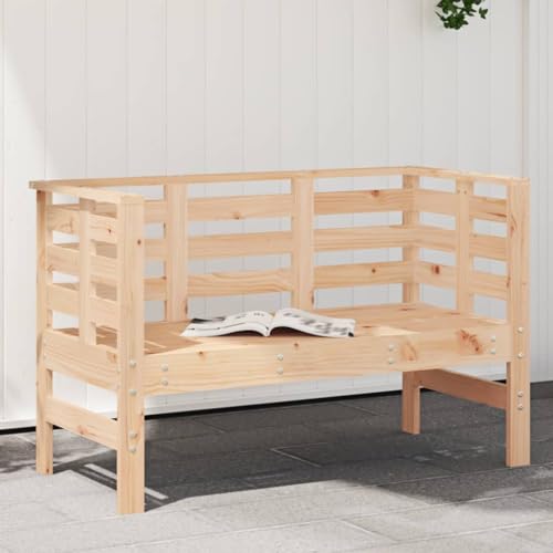 WSJHUHK Möbel, Outdoor-Möbel, Sitzgelegenheiten im Freien, Gartenbank, 111,5 x 53 x 71 cm, Massivholz, Kiefer WSJHUHK Möbel, Outdoor-Möbel, Sitzgelegenheiten im Freien, Gartenbank, 111,5 x 53 x 71 cm, Massivholz, Kiefer von WSJHUHK