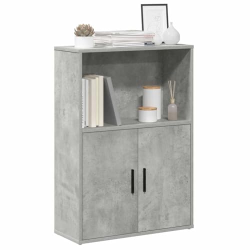 WSJHUHK Möbel, Regale, Bücherregale und Standregale, Bücherregal, Betongrau, 60 x 24 x 85 cm, Holzwerkstoff WSJHUHK Möbel, Regale, Bücherregale und Standregale, Bücherregal, Betongrau, 60 x 24 x 85 cm, Holzwerkstoff von WSJHUHK