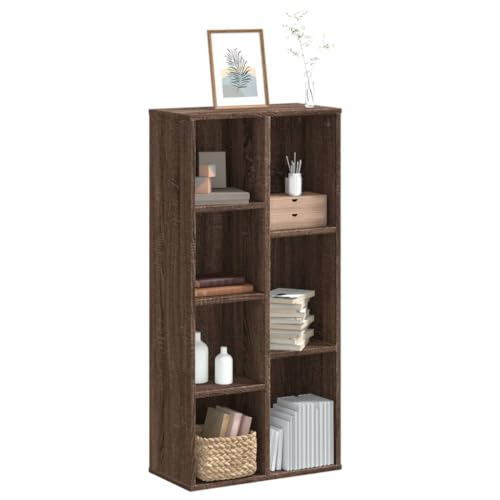WSJHUHK Möbel, Regale, Bücherregale und Standregale, Bücherregal, braune Eiche, 50 x 25 x 105 cm, Holzwerkstoff WSJHUHK Möbel, Regale, Bücherregale und Standregale, Bücherregal, braune Eiche, 50 x 25 x 105 cm, Holzwerkstoff von WSJHUHK