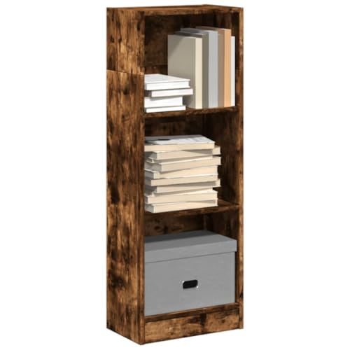 WSJHUHK Möbel, Regale, Bücherregale und Standregale, Bücherregal, geräucherte Eiche, 40 x 24 x 109 cm, Holzwerkstoff von WSJHUHK