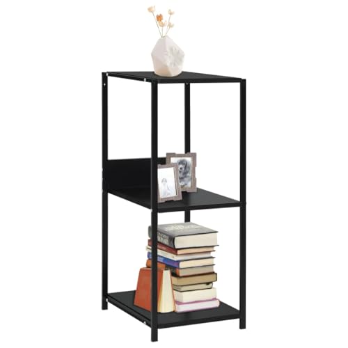 WSJHUHK Möbel, Regale, Bücherregale und Standregale, kleines gerades Bücherregal, schwarz, 33,5 x 39,6 x 79,7 cm, Holzwerkstoff WSJHUHK Möbel, Regale, Bücherregale und Standregale, kleines gerades Bücherregal, schwarz, 33,5 x 39,6 x 79,7 cm, Holzwerkstoff von WSJHUHK