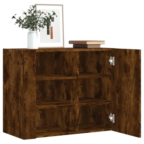 WSJHUHK Möbel, Regale, Wandregale und Latten, Wandschrank, Räuchereiche, 75 x 35 x 60 cm, Holzwerkstoff WSJHUHK Möbel, Regale, Wandregale und Latten, Wandschrank, Räuchereiche, 75 x 35 x 60 cm, Holzwerkstoff von WSJHUHK