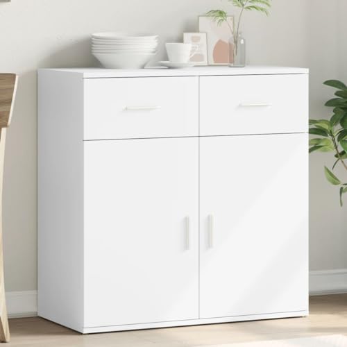WSJHUHK Möbel, Schränke & Aufbewahrung, Buffets & Sideboards, Sideboard, Weiß, 79 x 38 x 80 cm, Holzwerkstoff WSJHUHK Möbel, Schränke & Aufbewahrung, Buffets & Sideboards, Sideboard, Weiß, 79 x 38 x 80 cm, Holzwerkstoff von WSJHUHK