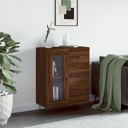 WSJHUHK Möbel, Schränke & Aufbewahrung, Buffets & Sideboards, Sideboard Braun Eiche, 69,5 x 34 x 90 cm, Holzwerkstoff WSJHUHK Möbel, Schränke & Aufbewahrung, Buffets & Sideboards, Sideboard Braun Eiche, 69,5 x 34 x 90 cm, Holzwerkstoff von WSJHUHK