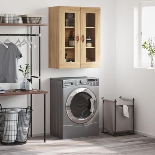 WSJHUHK Möbel, Schränke und Aufbewahrung, Buffets und Sideboards, Wandschrank, Sonoma-Eiche, 69,5 x 34 x 90 cm von WSJHUHK