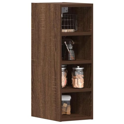 WSJHUHK Möbel, Schränke & Aufbewahrung, Küchenschränke, Hängeschrank Riga Braun Eiche, 20 x 29,5 x 60 cm, Holzwerkstoff von WSJHUHK