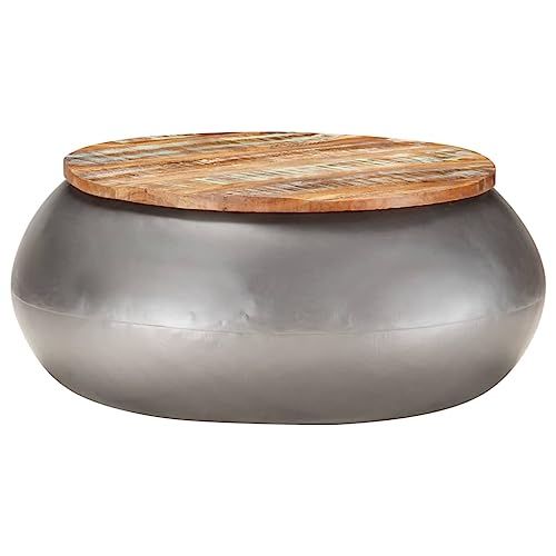 WSJHUHK Möbel, Tische, Akzenttische, Couchtische, Couchtisch, Grau, 68 x 68 x 30 cm, massives Altholz WSJHUHK Möbel, Tische, Akzenttische, Couchtische, Couchtisch, Grau, 68 x 68 x 30 cm, massives Altholz von WSJHUHK