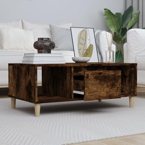 WSJHUHK Möbel, Tische, Akzenttische, Couchtische, Couchtisch, Raucheiche, 90 x 50 x 36,5 cm, Holzwerkstoff WSJHUHK Möbel, Tische, Akzenttische, Couchtische, Couchtisch, Raucheiche, 90 x 50 x 36,5 cm, Holzwerkstoff von WSJHUHK
