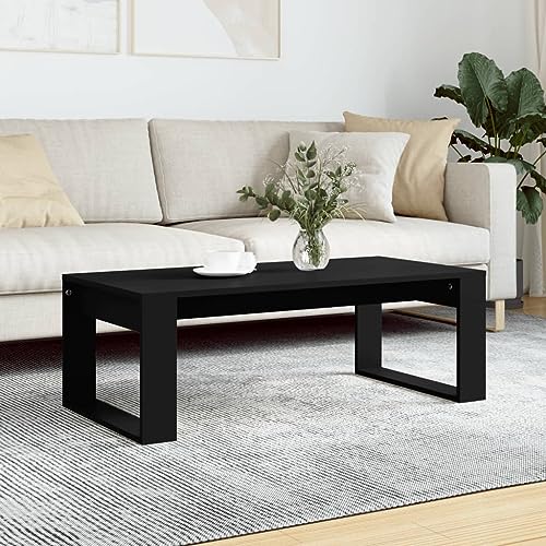 WSJHUHK Möbel, Tische, Akzenttische, Couchtische, Couchtisch, Schwarz, 102 x 50 x 35 cm, Holzwerkstoff WSJHUHK Möbel, Tische, Akzenttische, Couchtische, Couchtisch, Schwarz, 102 x 50 x 35 cm, Holzwerkstoff von WSJHUHK
