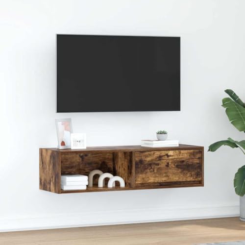 WSJHUHK Möbel, Unterhaltungszentren und TV-Ständer, TV-Schrank, Räuchereiche, 100 x 31 x 25,5 cm, Holzwerkstoff WSJHUHK Möbel, Unterhaltungszentren und TV-Ständer, TV-Schrank, Räuchereiche, 100 x 31 x 25,5 cm, Holzwerkstoff von WSJHUHK