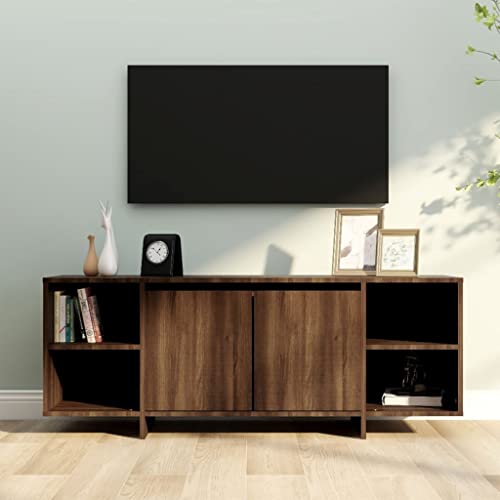 WSJHUHK Möbel, Unterhaltungszentren & TV-Ständer, TV-Schrank, braune Eiche, 130 x 35 x 50 cm, Holzwerkstoff WSJHUHK Möbel, Unterhaltungszentren & TV-Ständer, TV-Schrank, braune Eiche, 130 x 35 x 50 cm, Holzwerkstoff von WSJHUHK