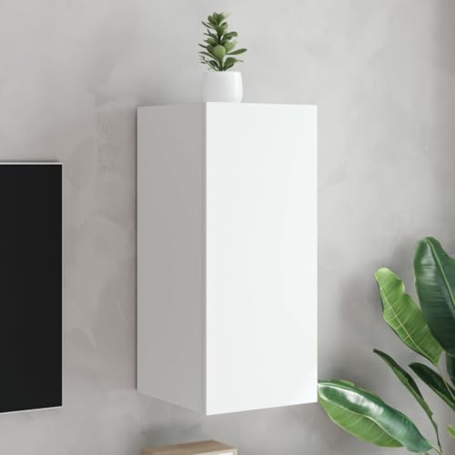 WSJHUHK Möbel, Unterhaltungszentren und TV-Ständer, TV-Wandschrank mit LED-Lichtern, Weiß, 30,5 x 35 x 70 cm WSJHUHK Möbel, Unterhaltungszentren und TV-Ständer, TV-Wandschrank mit LED-Lichtern, Weiß, 30,5 x 35 x 70 cm von WSJHUHK