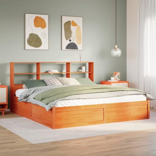 WSJHUHK Möbel,Betten & Zubehör,Betten & Bettrahmen,Bettgestell ohne Matratze Wachs braun 200x200 cm Massivholz Kiefer WSJHUHK Möbel,Betten & Zubehör,Betten & Bettrahmen,Bettgestell ohne Matratze Wachs braun 200x200 cm Massivholz Kiefer von WSJHUHK
