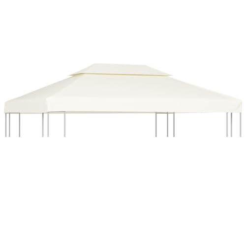 WSJHUHK Pavillon Abdeckung Baldachin Ersatz 310 g/m² Cremeweiß 3 x 4 m WSJHUHK Pavillon Abdeckung Baldachin Ersatz 310 g/m² Cremeweiß 3 x 4 m von WSJHUHK