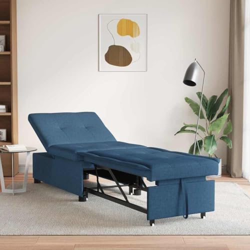 WSJHUHK Schlafsofa 3-in-1 Ausziehbares Design in Blau Stoff-Möbel Sofas WSJHUHK Schlafsofa 3-in-1 Ausziehbares Design in Blau Stoff-Möbel Sofas von WSJHUHK