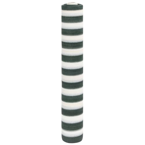 WSJHUHK Sichtschutznetz grün und weiß 1,2x50m HDPE 75g/m von WSJHUHK