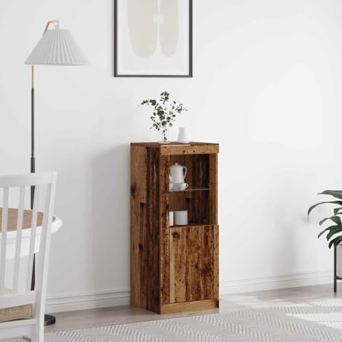 WSJHUHK Sideboard braun 41 x 37 x 100 cm Holzwerkstoff Möbel Schränke & Aufbewahrung Buffets & Sideboards von WSJHUHK