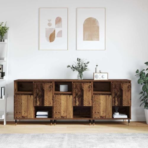 WSJHUHK Sideboards, 3-teilig, Altholz, 180 x 35 x 70 cm, Holz-Möbel, Schränke und Aufbewahrung, Buffets und Sideboards WSJHUHK Sideboards, 3-teilig, Altholz, 180 x 35 x 70 cm, Holz-Möbel, Schränke und Aufbewahrung, Buffets und Sideboards von WSJHUHK