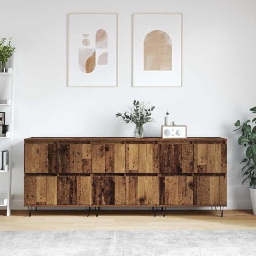 WSJHUHK Sideboards, 3-teilig, Altholz, 180 x 35 x 70 cm, Holz-Möbel, Schränke und Aufbewahrung, Buffets und Sideboards WSJHUHK Sideboards, 3-teilig, Altholz, 180 x 35 x 70 cm, Holz-Möbel, Schränke und Aufbewahrung, Buffets und Sideboards von WSJHUHK