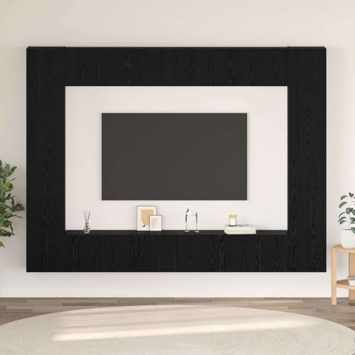 WSJHUHK TV-Schrank-Set, 10-teilig, schwarze Eiche, mittelgroß, 30,5 x 30 x 90 cm, Möbel, TV-Ständer und TV-Schränke WSJHUHK TV-Schrank-Set, 10-teilig, schwarze Eiche, mittelgroß, 30,5 x 30 x 90 cm, Möbel, TV-Ständer und TV-Schränke von WSJHUHK