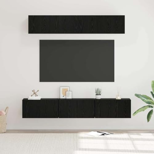 WSJHUHK TV-Schrank-Set, 5-teilig, schwarze Eiche, mittelgroß, 80 x 30 x 30,5 cm, Möbel, TV-Ständer und TV-Schränke WSJHUHK TV-Schrank-Set, 5-teilig, schwarze Eiche, mittelgroß, 80 x 30 x 30,5 cm, Möbel, TV-Ständer und TV-Schränke von WSJHUHK