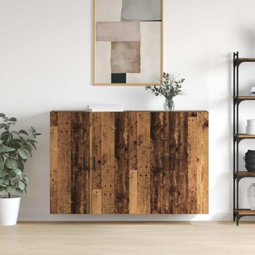 WSJHUHK Wandschränke, 2 Stück, Altholz, 69,5 x 34 x 90 cm, Möbel, Schränke und Aufbewahrung, Buffets und Sideboards von WSJHUHK