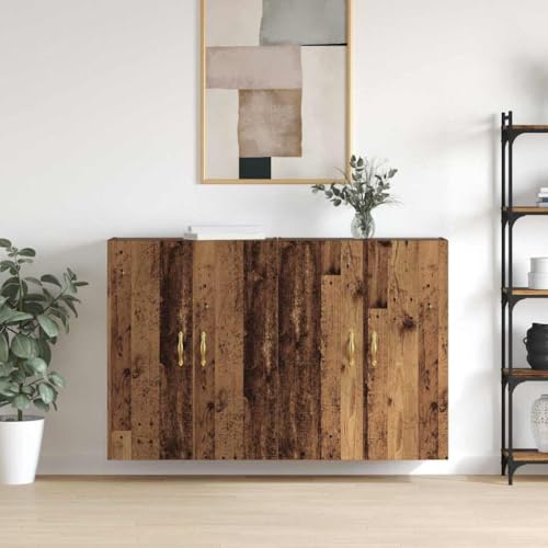 WSJHUHK Wandschränke, 2 Stück, Altholz, 69,5 x 34 x 90 cm, Möbel, Schränke und Aufbewahrung, Buffets und Sideboards von WSJHUHK