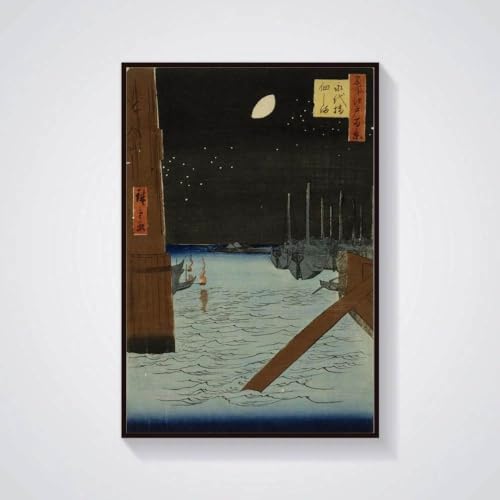 Leinwanddruck Japanische Samurai-Helden des Grand Pacification Warrior Ukiyoe, Japanische Kunstposter, Geschenke, 50 X 70 cm, Ohne Rahmen von WSJIJY