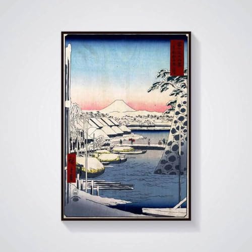 Leinwanddruck Japanische Samurai-Helden des Grand Pacification Warrior Ukiyoe, Japanische Kunstposter, Geschenke, 60 X 90 cm, Ohne Rahmen von WSJIJY
