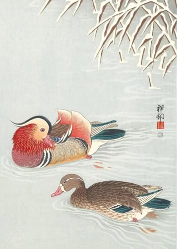 WSJIJY Leinwanddruck Chinesische Vintage-Poster Mit Ginkgo-Blume Vogel Pflanze Kunst Leinwand Landschaft Wandgemälde Drucke Bild Für Wohnzimmer Heimdekoration 50 X 70 cm OHN von WSJIJY