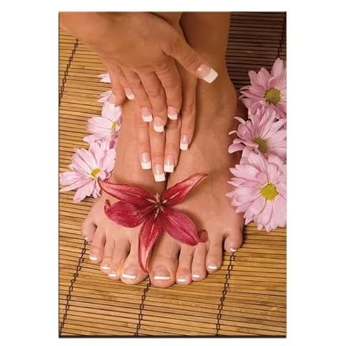 WSJIJY Leinwanddruck Fuß-Spa Yoga-Salon Nagel-Körpermassage Poster Leinwandbild Hd-Druck Für Moderne Schönheitssalons Heimdekoration 45 X 60 cm Ohne Rahmen WSJIJY Leinwanddruck Fuß-Spa Yoga-Salon Nagel-Körpermassage Poster Leinwandbild Hd-Druck Für Moderne Schönheitssalons Heimdekoration 45 X 60 cm Ohne Rahmen von WSJIJY