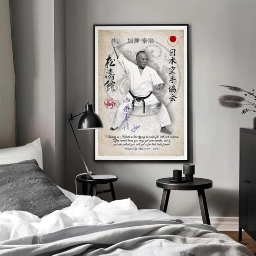 WSJIJY Leinwanddruck Japan Karate Poster Vintage Poster Leinwand Malerei Druckerei Home Bar Cafe Dekor Raum Wanddekoration 15X20Cm Kein Rahmen WSJIJY Leinwanddruck Japan Karate Poster Vintage Poster Leinwand Malerei Druckerei Home Bar Cafe Dekor Raum Wanddekoration 15X20Cm Kein Rahmen von WSJIJY