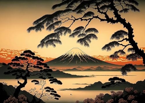 WSJIJY Leinwanddruck Klassisches Retro-Poster Mit Künstlerischer Konzeption Dorf Japanische Landschaft Berg Fuji Leinwandgemälde Wandkunst Bilder Heimdekoration 30 X 45 cm O WSJIJY Leinwanddruck Klassisches Retro-Poster Mit Künstlerischer Konzeption Dorf Japanische Landschaft Berg Fuji Leinwandgemälde Wandkunst Bilder Heimdekoration 30 X 45 cm O von WSJIJY