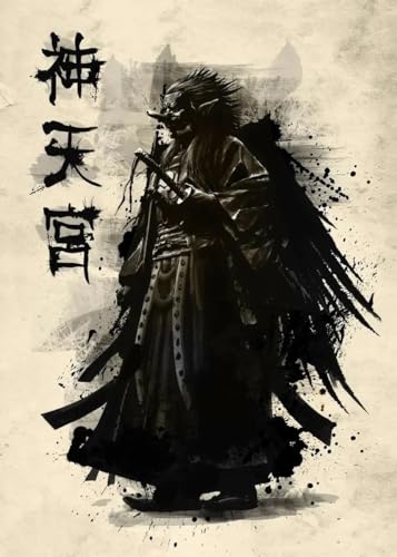 WSJIJY Leinwanddruck Leinwandgemälde Wandkunst Japanische Samurai-Charaktere Poster Und Drucke Heimdekoration Für Wohnzimmer Schlafzimmer 15 X 20 cm Ohne Rahmen WSJIJY Leinwanddruck Leinwandgemälde Wandkunst Japanische Samurai-Charaktere Poster Und Drucke Heimdekoration Für Wohnzimmer Schlafzimmer 15 X 20 cm Ohne Rahmen von WSJIJY