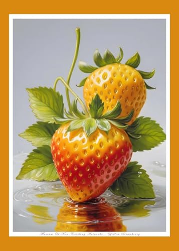 WSJIJY Leinwanddruck Moderne Bunt Lecker Obst Durian Erdbeere Apfel Klassisch Retro Poster Leinwand Gemälde Wandkunst Bilder Wohnkultur 15X20Cm Kein Rahmen von WSJIJY