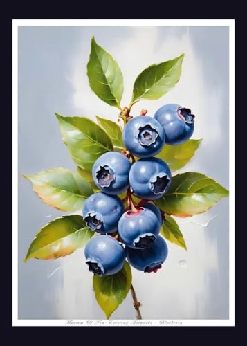 WSJIJY Leinwanddruck Moderne Bunt Lecker Obst Durian Erdbeere Apfel Klassisch Retro Poster Leinwand Gemälde Wandkunst Bilder Wohnkultur 45X60Cm Kein Rahmen von WSJIJY
