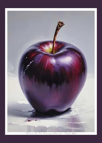 WSJIJY Leinwanddruck Moderne Bunt Lecker Obst Durian Erdbeere Apfel Klassisch Retro Poster Leinwand Gemälde Wandkunst Bilder Wohnkultur 45X60Cm Kein Rahmen von WSJIJY