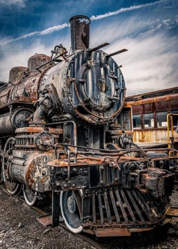 WSJIJY Leinwanddruck Nordisches Retro-Poster Mit Dampflokomotive Schwarz-Weiß-Leinwand Kinderzimmer Heimtextilien Roter Zug Eisenbahnstrecke 21 X 30 cm Ohne Rahmen WSJIJY Leinwanddruck Nordisches Retro-Poster Mit Dampflokomotive Schwarz-Weiß-Leinwand Kinderzimmer Heimtextilien Roter Zug Eisenbahnstrecke 21 X 30 cm Ohne Rahmen von WSJIJY