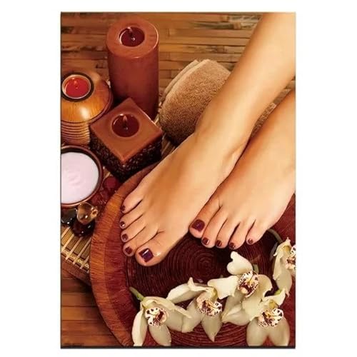 WSJIJY Leinwanddruck Poster Fuß-Spa Yoga-Salon Nagel-Körpermassage Leinwandbild Wandkunst Hd-Druck Für Moderne Schönheitssalon-Heimdekoration 15 X 20 cm Ohne Rahmen WSJIJY Leinwanddruck Poster Fuß-Spa Yoga-Salon Nagel-Körpermassage Leinwandbild Wandkunst Hd-Druck Für Moderne Schönheitssalon-Heimdekoration 15 X 20 cm Ohne Rahmen von WSJIJY